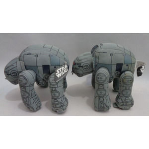 Lucas Film Star Wars Gorilla Walkers Lot 2 Plush Last Jedi Figures Vintage 5.5"